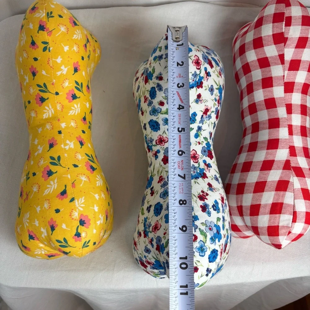 Handmade‎ Floral Neck Bone Pillow Set of 3 – 11